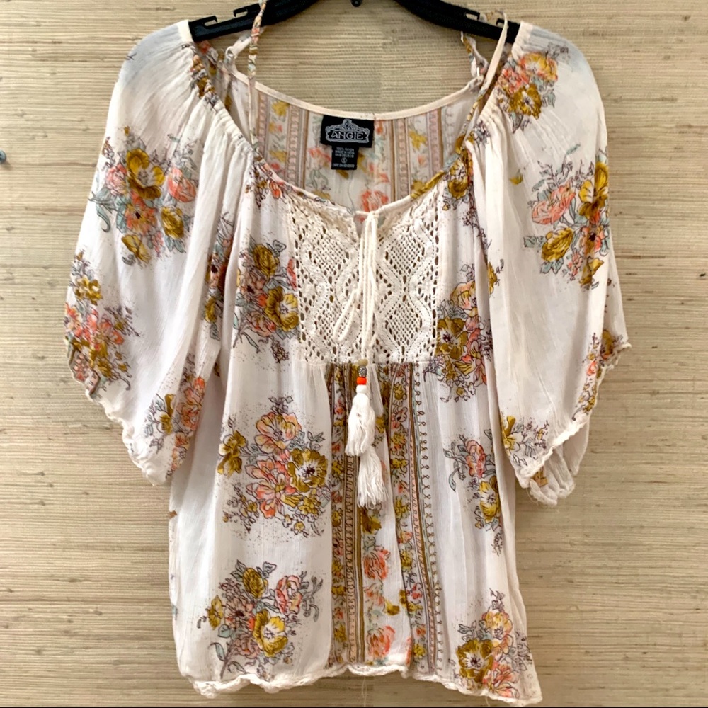 NWOT Hippie Chic Boho top.